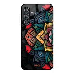 QRIOH unisex Retro Floral Printed Samsung Galaxy M35 5G Back Case Mobile Accessories-picture-35