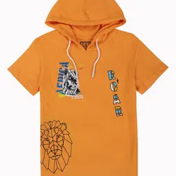 Gini and Jony Boys Printed Hooded Pockets T-shirt-picture-53