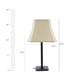 Tucasa NTU-23 B-22 Table Lamp with Metal base (White) image 3