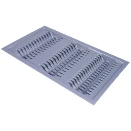 Hafele Drawer Insert Plate Rack 500/90/Silve for Inside Drawers, 556.50.557-image-1