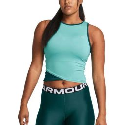 UNDER ARMOUR Green Slim Fit Sports Crop Top-image-45
