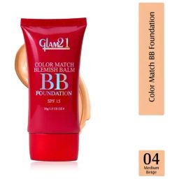Glam21 Color Match BB Foundation SPF 15 04 Medium Beige - 30 gm-5