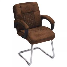Ergonomica  Premium Brown leatherette office Desk Chair-picture-34