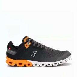 On Men's Cloudflow 3 Black & Turmeric Running Shoes-picture-48