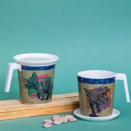 Servewell Jurassic World Melamine Large Laura Mug - Set of 2-image-25