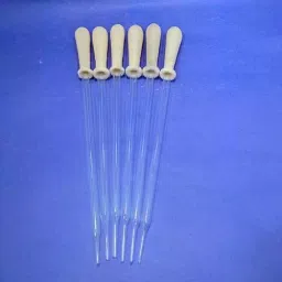 GENERIC 203.2 mm (8 Inch) Transparent Glass Dropper with Powerful Rubber Sucker, GD-8-6p (Pack of 6)-28