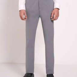 Peregrine By Pantaloons Grey Slim Fit Trousers-picture-22