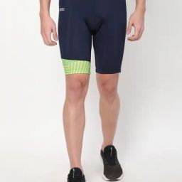 Dida Navy Polyster Skinny Fit Solid Cycling Shorts-image-85