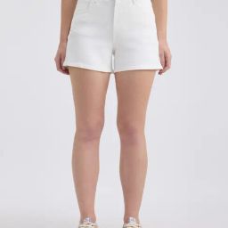 Pepe Jeans White High Rise Stretch Denim Shorts-picture-36