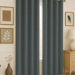 STITCHNEST Set of 2 Grey Solid 7 feet Curtain-image-70