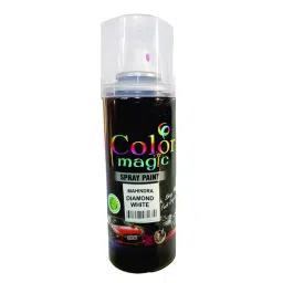 Color Magic Diamond White Spray Paint for Mahindra Scorpio, Bolero, Verito, Xylo (220 ml)-image-21