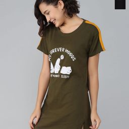 Christy World Women Printed Monochrome Applique Casual T-shirt (pack of 2 )-image-65