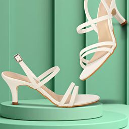 GRACECODE PU Kitten Sandals with Bows-34