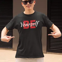 MASTI TEES Men Typography Printed Round Neck Cotton T-shirt-picture-21