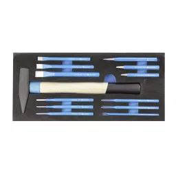 Hogert Technik 39,5x18 cm Hammer Tool (Set of 13 Pcs), HT7G151-4