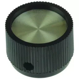 ALCOSWITCH - TE CONNECTIVITY Straight KnurLED Knob, 6.35 mm, PH-15-18-1/4-22