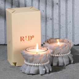 Rad Living Majestic Mogra Set of 2 Scented Votive Candles - Silver-image-50
