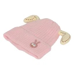 Kid-O-World Ribbed Bunny Patch Detailed  Cap -  Light Pink-picture-22