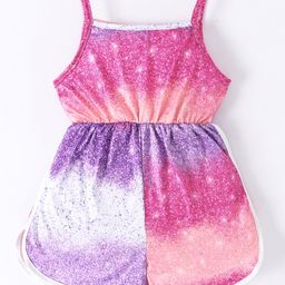 Kookie Kids Sleeveless Printed Jumpsuit - Multicolor-image-80