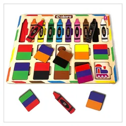 WISSEN Wooden Hide and See Color Matching Puzzle 30 pcs-picture-6