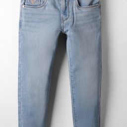 US Polo Assn Cotton Woven Slim Fit Denim Solid Color Weave Jeans - Light Blue-picture-35