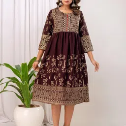 SUNEKH Women Floral Printed Screen Print Daily Anarkali Kurta-picture-58
