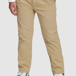 GAP Boys Mid-Rise Slim Fit Cotton Flat-Front Chino Trousers-picture-34