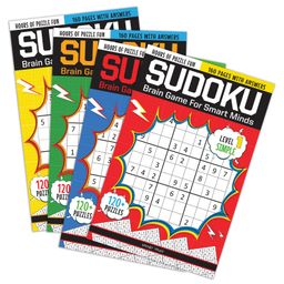 wonder house books Sudoku Brain Games For Smart Minds Pack of 4 - English image 4