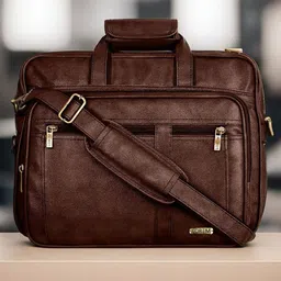 LOREM Unisex Textured Messenger Bag-3