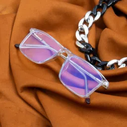 Ted Smith Transparent Rectangular Unisex Eye Frames image 1