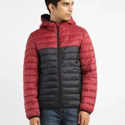 Levi's Red Regular Fit Colour Block Hooded Jacket image 1