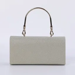 Code by Lifestyle Gold Textured Clutch image 1