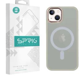 Sprig Translucent Magnetic Back Cover for APPLE iPhone 14 (White)-image-98