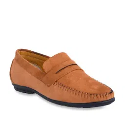 Carlton London Men's Tan Casual Loafers-image-3