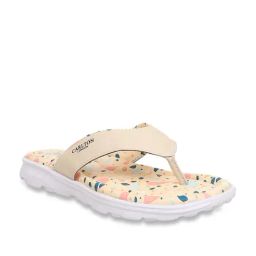 Carlton London Women's Beige Thong Sandals-image-99