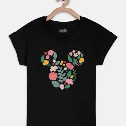 Mickey & Friends Printed Tshirt For Kids Girls-image-59