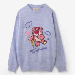 The Souled Store BlueRegular Fit Embroidery Sweaters Cardigans-image-15
