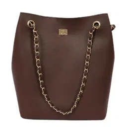Bagsy Malone Brown Solid Medium Shoulder Handbag-image-91