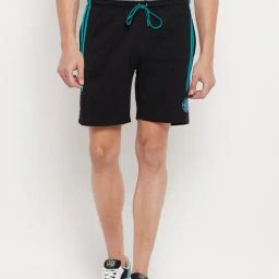 Duke Black Regular Fit Shorts-image-68