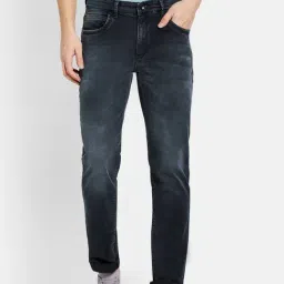 Octave Blue Cotton Regular Fit Jeans-picture-22
