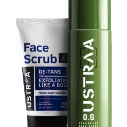 Ustraa O.G Deodorant & Face Scrub for de Tan Scrub - Set of 2-20