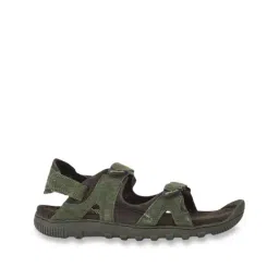 Woodland Men's Olive Floater Sandals-picture-20