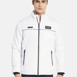 METTLE White Full Sleeves High Neck Jacket-picture-37