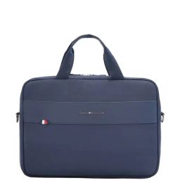 TOMMY HILFIGER Paddock Navy Polyester Laptop Messenger Bag-image-63