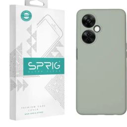 Sprig Liquid Silicone Back Cover for Oneplus Nord CE 3 Lite 5G (Grey)-84