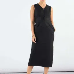 Powersutra Black Striped Dress-picture-34