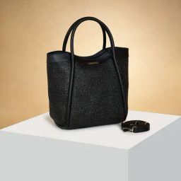 Forever Glam by Pantaloons Black Embellished Handbag-39
