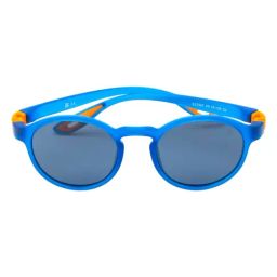 SeeSaw Black Round Unisex Sunglasses-image-59