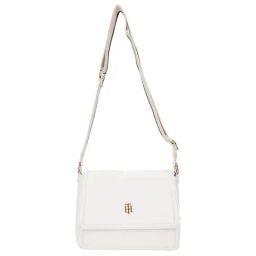 Tommy Hilfiger White Greige PU Sling Handbag-48