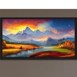 DEKORSTATION Blue Canvas Wall Art-image-85